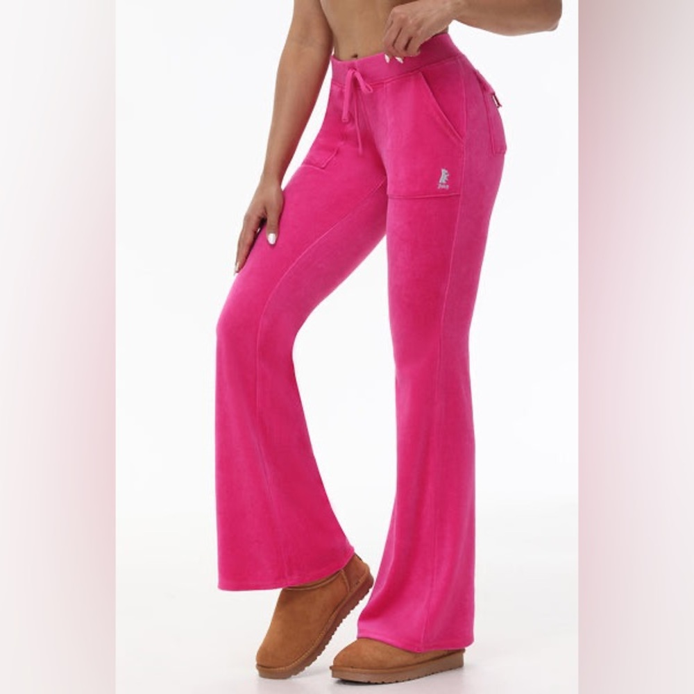 SOLD NWT Juicy Couture Pink Boot Cut Flare Pants